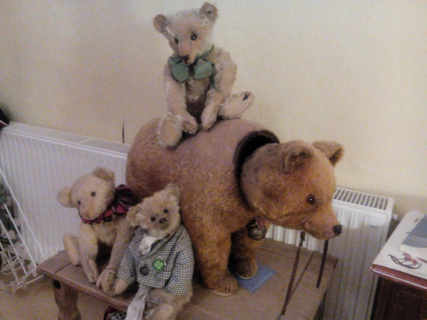 Helen Taylor. Antique Bear Collector and Restorer of Rocking Horses