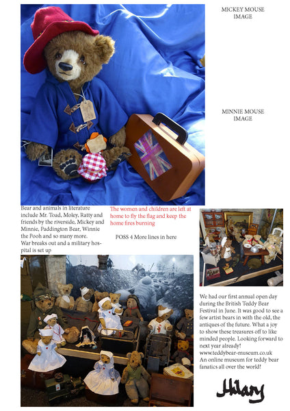 Setting up the Teddy Bear Museum - Hilary Pauley